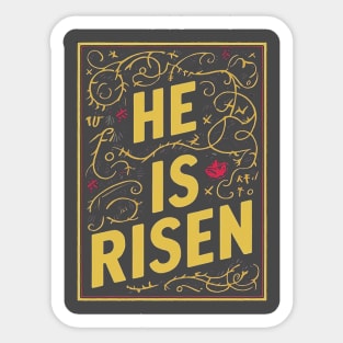 He is Risen Sticker